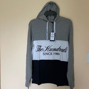 NWT. The Hundreds. Men Hoodies. Gray,white,black.